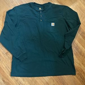 Carhartt Xl men’s long sleeve tshirt green
